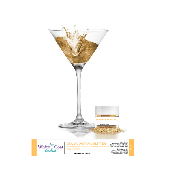 White Coat Cocktails™ Gold Cocktail Glitter